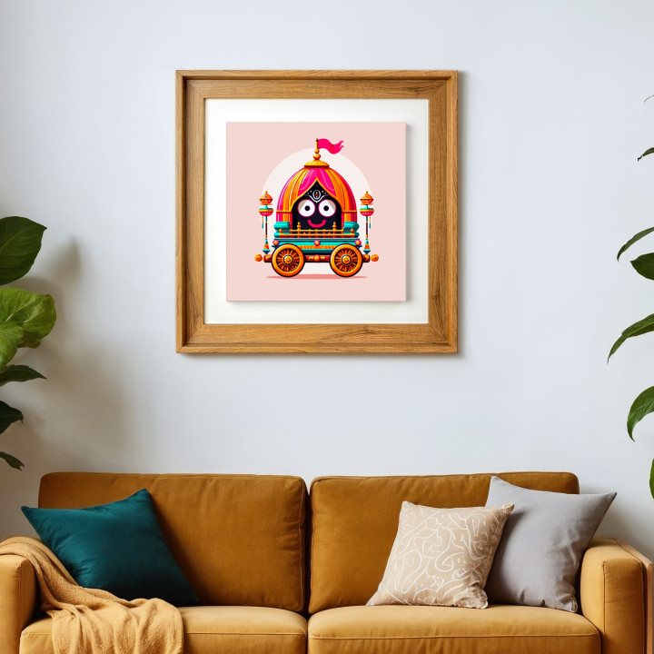 Divine Lord Jagannath Ratha Yatra Canvas Print | Spiritual Home Decor 17